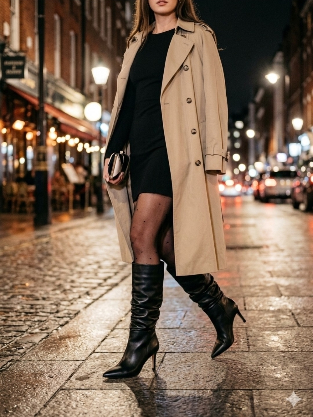 Marc Fisher Idaley Black Slouchy Mid-Calf Dress Boots NWT Size 8.5